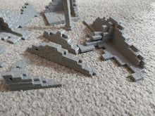 Load image into Gallery viewer, Ruins x8 Scenery Pieces for Hides Barricades Terrain Scenery 28mm Wargaming