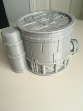 Load image into Gallery viewer, Warhammer War Game Chemical Storage Tanks Vats D+D Scenery Hides 3d Printed