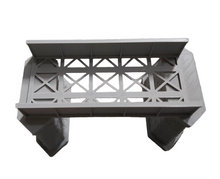 Load image into Gallery viewer, Model Railway Girder Bridge With Stone Effect End Supports 00 Gauge Single Track