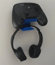 Load image into Gallery viewer, 3D Printed Gaming Headphone and Console Xbox PS4 Controller Holder Wall Mounted