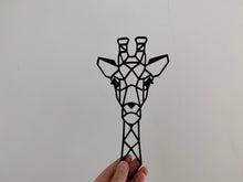 Load image into Gallery viewer, Geometric Giraffe Head Two Pack Wall Art Decor Hanging Decoration Small
