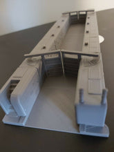 Load image into Gallery viewer, N Gauge Model Railway Canal Lock Scenery Kit Modular Lock Gates Narrowboat