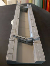 Load image into Gallery viewer, N Gauge Model Railway Canal Lock Scenery Kit Modular Lock Gates Narrowboat