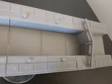 Load image into Gallery viewer, N Gauge Model Railway Canal Lock Scenery Kit Modular Lock Gates Narrowboat