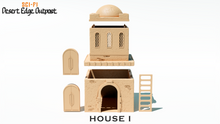 Load image into Gallery viewer, Desert House Pack of 2 Star Wars Legion Style 28mm Terrain Desert Edge Building
