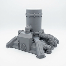 Load image into Gallery viewer, Sci-Fi Industrial Resource Extraction Pump 28mm Terrain - RPG Wargaming Scenery
