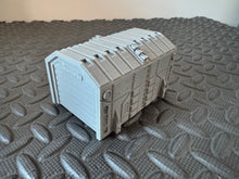 Load image into Gallery viewer, 15mm Defence Bunker &amp; Warehouse Building Wargaming Sci-Fi 3D Printed in Grey
