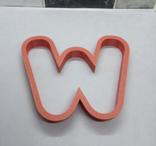 Load image into Gallery viewer, Letter W Cookie Cutter Biscuit Tool 3D Printed
