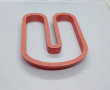 Load image into Gallery viewer, Letter U Cookie Cutter Biscuit Tool 3D Printed
