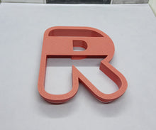 Load image into Gallery viewer, Letter R Cookie Cutter Biscuit Tool 3D Printed
