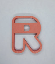 Load image into Gallery viewer, Letter R Cookie Cutter Biscuit Tool 3D Printed
