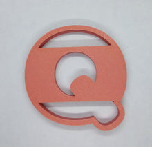 Load image into Gallery viewer, Letter Q Cookie Cutter Biscuit Tool 3D Printed
