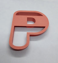 Load image into Gallery viewer, Letter P Cookie Cutter Biscuit Tool 3D Printed
