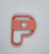 Load image into Gallery viewer, Letter P Cookie Cutter Biscuit Tool 3D Printed
