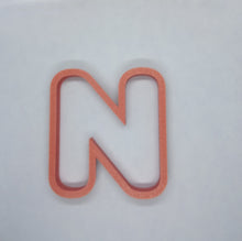 Load image into Gallery viewer, Letter N Cookie Cutter Biscuit Tool 3D Printed
