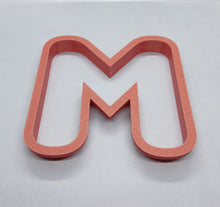 Load image into Gallery viewer, Letter M Cookie Cutter Biscuit Tool 3D Printed
