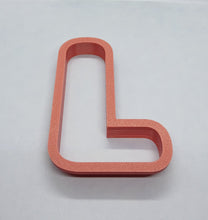 Load image into Gallery viewer, Letter L Cookie Cutter Biscuit Tool 3D Printed
