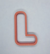 Load image into Gallery viewer, Letter L Cookie Cutter Biscuit Tool 3D Printed
