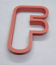 Load image into Gallery viewer, Letter F Cookie Cutter Biscuit Tool 3D Printed

