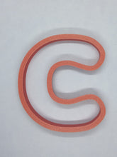 Load image into Gallery viewer, Letter C Cookie Cutter Biscuit Tool 3D Printed
