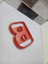 Load image into Gallery viewer, Letter B Cookie Cutter Biscuit Tool 3D Printed
