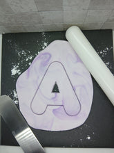 Load image into Gallery viewer, Letter A Cookie Cutter Biscuit Tool 3D Printed
