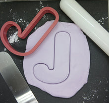 Load image into Gallery viewer, Letter J Cookie Cutter Biscuit Tool 3D Printed
