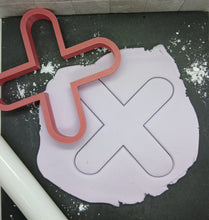 Load image into Gallery viewer, Letter X Cookie Cutter Biscuit Tool 3D Printed
