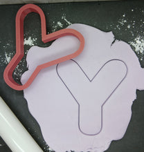 Load image into Gallery viewer, Letter Y Cookie Cutter Biscuit Tool 3D Printed
