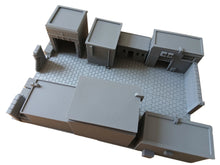 Load image into Gallery viewer, 28mm Complete Street Scene Alleyway 7 Buildings and Road Wargaming Layout
