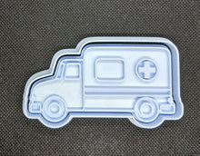 Load image into Gallery viewer, Ambulance Vehicle Cookie Cutter 3D Printed Biscuit Stamp Fondant Decoration
