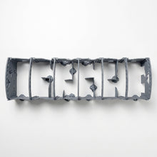 Load image into Gallery viewer, 20mm Sectional Damaged Factory Warehouse Wargaming Building Terrain
