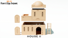 Load image into Gallery viewer, Desert House Pack of 2 Star Wars Legion Style 28mm Terrain Desert Edge Building
