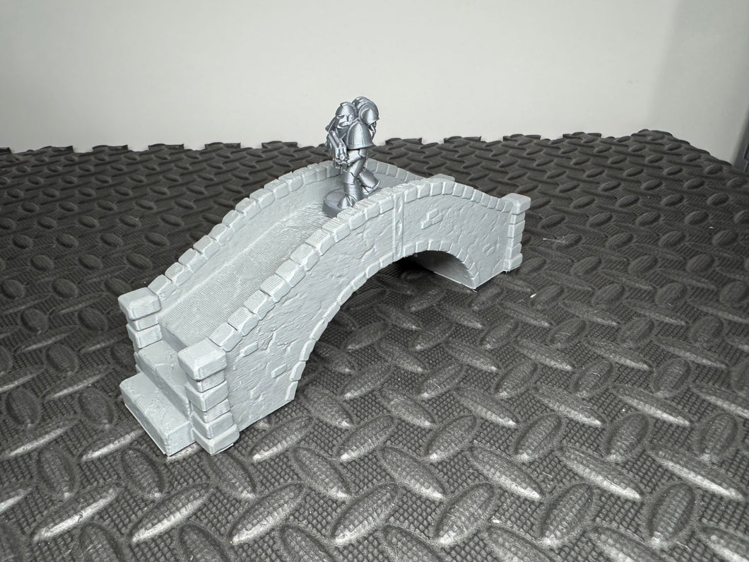 Stone Cobblestone Bridge Desert Edge 28mm 32mm Wargaming Foot Bridge 3D Printed