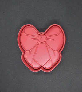 Bow Cookie Cutter 3D Printed Biscuit Stamp Fondant Icing Cake Decoration Ribbon