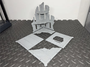 Gothic Ruins Industrial City Sci Fi Factory Terrain 28mm Choose Your Floor