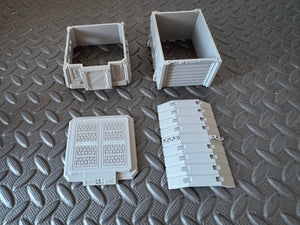 15mm Defence Bunker & Warehouse Building Wargaming Sci-Fi 3D Printed in Grey