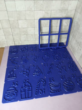 Load image into Gallery viewer, Advent Calendar 24 Christmas Cookie Cutter Set 3D Printed Biscuit Stamp Fondant0

