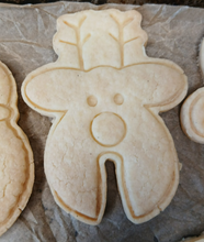 Load image into Gallery viewer, Rudolph Reindeer Mug Hugger Topper Cookie Cutter 3DPrinted Biscuit Stamp Fondant2
