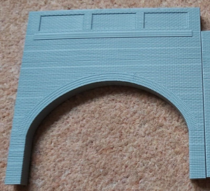 OO Gauge Model Railway Brick Arch Underpass Support Wall For Walkways Roads