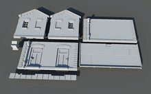 Load image into Gallery viewer, Public Toilet Warehouse Building Workshop Wargaming Industrial 28mm Shed Lockup
