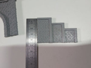 Twin Track Tunnel Portal N Gauge Model Train Entrance Stone Retaining Walls