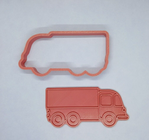 Truck Lorry Cookie Cutter 3DPrinted Flower Biscuit Stamp Fondant Decoration