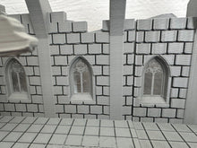 Load image into Gallery viewer, Ruined Church Tabletop Terrain Wargaming Destroyed Ruins Building 28mm
