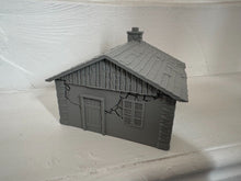 Load image into Gallery viewer, Rural Stone House Removable Roof Wargaming Building 28mm
