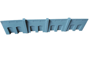 OO Gauge Model Railway Arches Road Bridge Support Wall Sections Retaining Walls