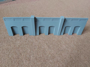 OO Gauge Model Railway Arches Road Bridge Support Wall Sections Retaining Walls