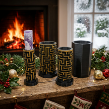 Load image into Gallery viewer, Maze Puzzle MazeBox Russian Doll Teaser Money Gift Maze Box Secret Black Gold
