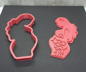Pregnant Mother Baby Shower  Cookie Cutter 3D Printed Biscuit Stamp Fondant
