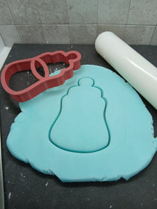 Baby Bottle Outline Cookie Cutter 3D Printed Biscuit Fondant Icing Baby Shower